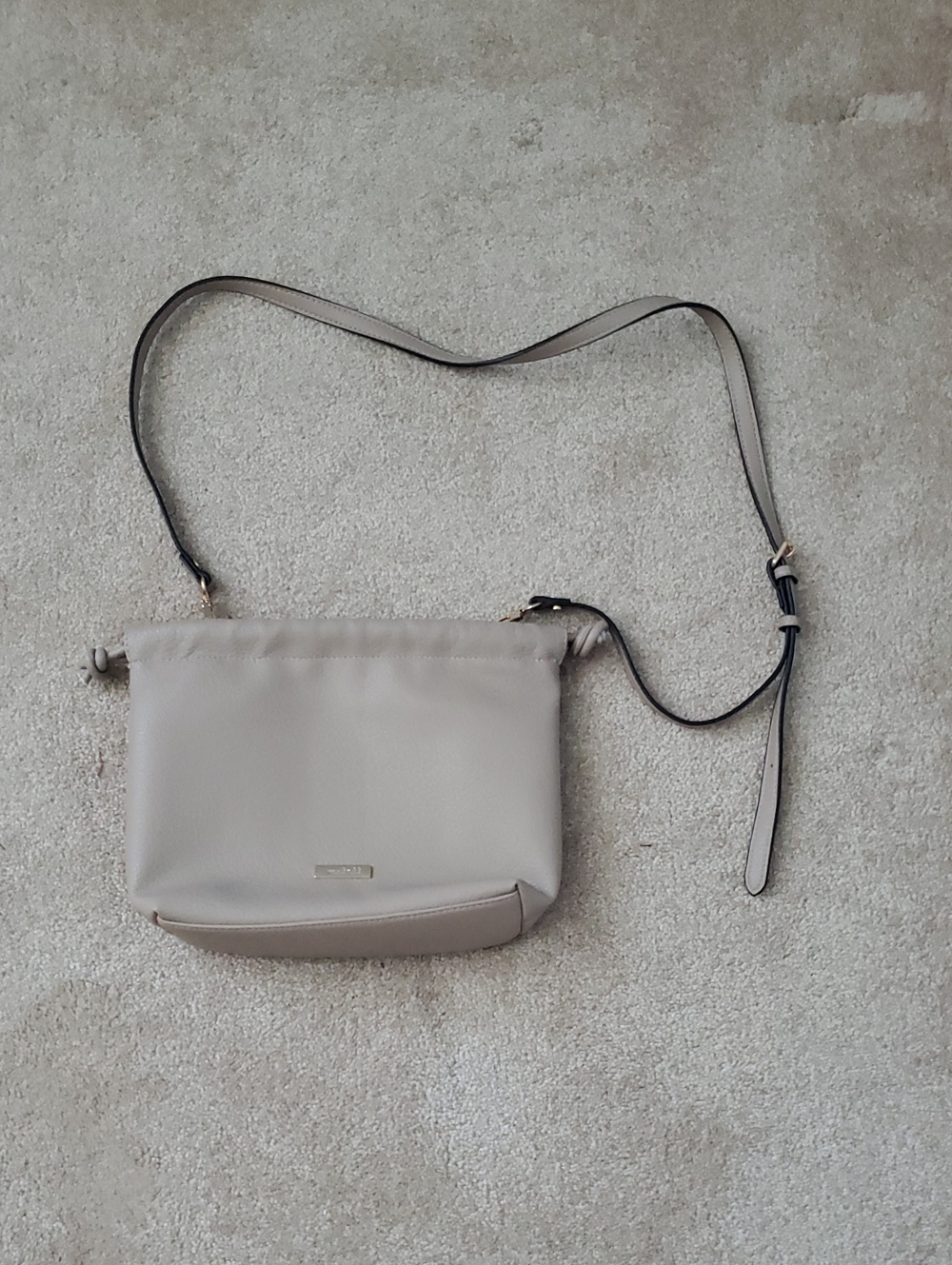 Mali And Lili Nude Crossbody Bag With Detachable Strap